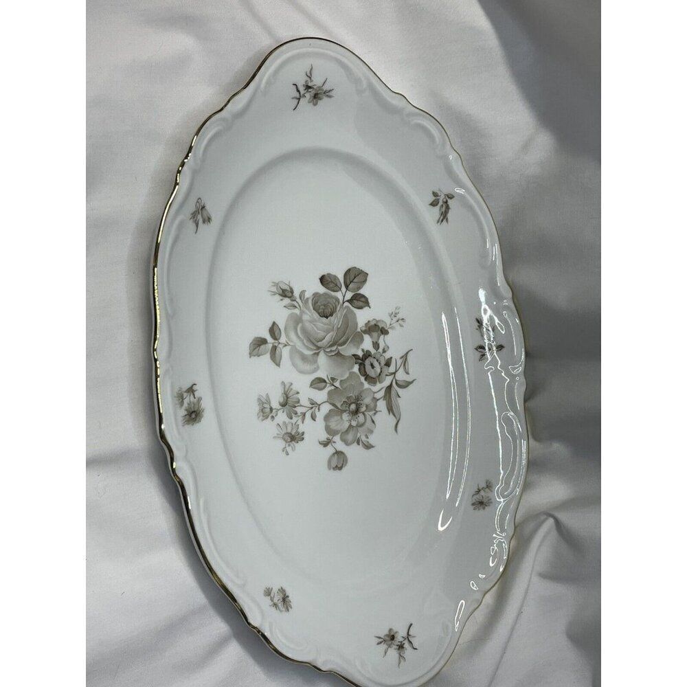 Platter Bavaria Made In Germany Charming Barbara Pattern  Large 15" Mitterteich - Picture 2 of 13